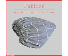 Paklodė su guma - 100x200+20cm.