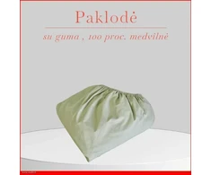 Paklodė su guma - 100x200+20cm.