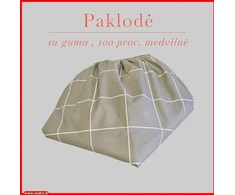 Paklodė su guma - 100x200+20cm.