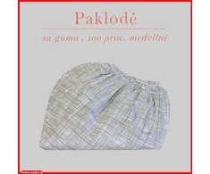 Paklodė su guma 100/140/160/180/200x200+20cm. - 200x200+20cm.