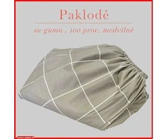 Paklodė su guma 100/140/160/180/200x200+20cm. - 180x200+20cm.