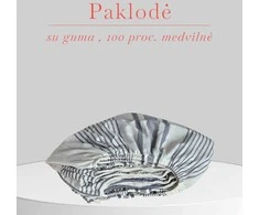 Paklodė su guma - 100x200+20cm.