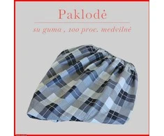 Paklodė su guma - 100x200+30cm.