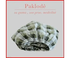 Paklodė su guma 100/140/160/180x200+30cm. - 100x200+30cm.