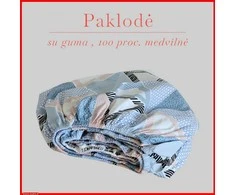 Paklodė su guma 100/140/160/180x200+30cm. - 160x200+30cm.
