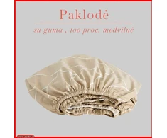 Paklodė su guma - 180x200+30cm.