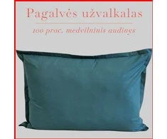Medvilnės pagalvės užvalkalas - 70x70 cm. su užtrauktuku
