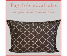 Medvilnės pagalvės užvalkalas - 70x70 cm. be užtrauktuko
