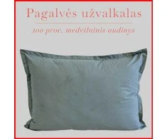 Medvilnės pagalvės užvalkalas - 70x70 cm. be užtrauktuko