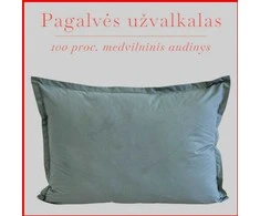 Medvilnės pagalvės užvalkalas - 70x70 cm. be užtrauktuko