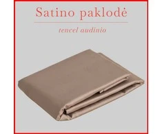 Satino 100 proc. tencelio audinio paklodė - 140x240cm.