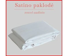 Satino 100 proc. tencelio audinio paklodė - 240x240cm.
