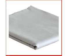 3-4 dalių Satino patalynės komplektas - Šviesi pilka - 200x200cm.+50x70cm.+240x240cm. 4 dalių patalynės komplektas
