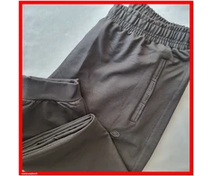 Sportinės kelnės su manžetu - Tamsi mėlyna - 6XL/5 - juosmuo - 46/62cm., klubai - 68cm.