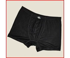 Vyriškos bambuko pluošto kelnaitės-bokseriai - XL - Juoda