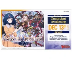 Bushiroad Cardfight!! Vanguard - Omniscient Awakening Booster Ekranas (16 Packs)