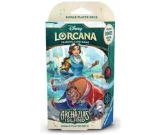 Disney Lorcana Archazia’s Island Single-Player Deck - Emerald &amp; Sapphire
