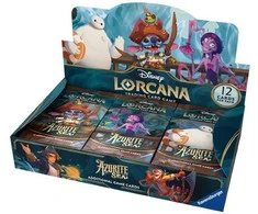 Prekybos kortelių žaidimas - Ravensburger Disney Lorcana TCG Azurite Sea Booster Box 24 Pakuotės