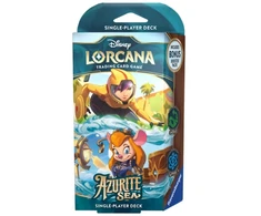 Ravensburger Disney Lorcana: Azurito jūros pradinė kaladė, smaragdas ir safyras