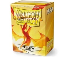 Dragon Shield Standard Sleeves - Matte Geltona (100 Vnt)