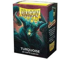 Dragon Shield: Standard Sleeves: Player's Choice: Turquoise [Matte] (100 Sleeves)
