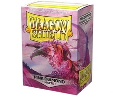 Dragon Shield: Standard Sleeves: Rožinė Diamond [Matte] (100 Sleeves)