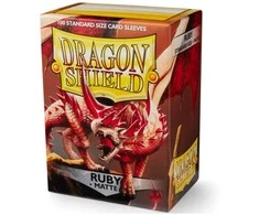 Dragon Shield: Standard Sleeves: Ruby [Matte] (100 Sleeves)