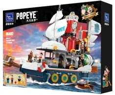 Dėlionė Pantasy Popeye Treasure Hunt Steamship Construction Set
