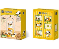 Dėlionė Pantasy Snoopy Coffee Time Construction Set