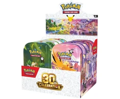 Pokémon TCG: 30th Celebration - Mini Tin Ekranas (10x Tins)