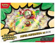 Žaislai, Žaidimai ir Kolekcionavimas - Pokémon TCG Mega Evolucija Pakilusių Herojų Mega Meganium ex Dėžutė