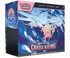 English Pokemon Megaevolution Chaos Rising Elite Trainer Card game case