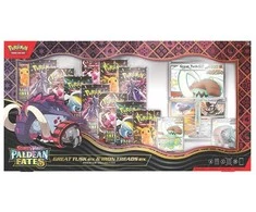 Pokémon TCG: Scarlet &amp; Violet - Paldean Fates Great Tusk ex &amp; Iron Threads ex Premium Collection