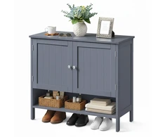 Songmics Batų spintelė MDF 35x80x70 cm pilka