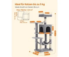 Braižymas 112 cm su platformomis ir hamaku šviesiai pilka