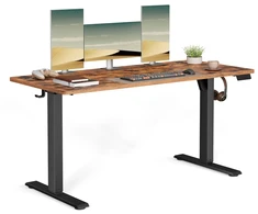 Songmics Reguliuojamo aukščio stalas 140 x 60 x 72-120cm