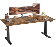 Songmics Reguliuojamo aukščio stalas 180 x 80 x 72-120cm