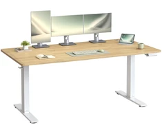 Songmics Reguliuojamo aukščio stalas 160 x 80 x 72-120cm