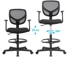 Ergonomiška biuro kėdė su porankiais