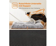 Songmics Guolis 105x68 cm ombre pilkos spalvos