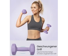 Songmics Hanteliai 2 vnt. rinkinys jėgos treniruotės fitnesas namuose