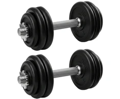 Songmics Hanteliai, 2 x 15 kg, ketaus hanteliai