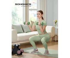 Songmics Hantelių rinkinys su stovu