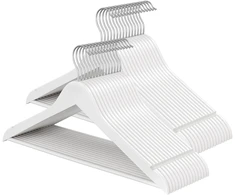 Songmics Kelnės pakabos, 30 vnt. rinkinys, medinės pakabos