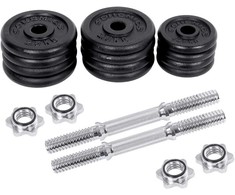 Ketaus hantelių rinkinys 30 kg