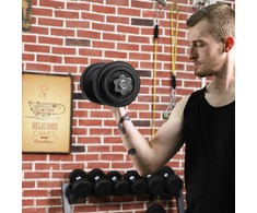 Ketaus hantelių rinkinys 30 kg