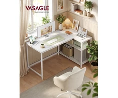 Songmics Kampinis rašomasis stalas 120 x 80 cm