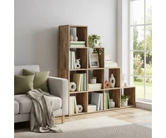 Songmics Atvira lentyna 29x129,5x129,5 cm ruda