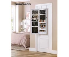 Songmics Pakabinama papuošalų spintelė be rėmo