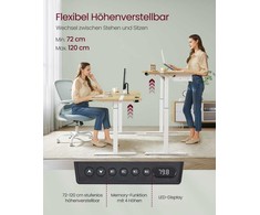 Rašomasis stalas su kištukiniu lizdu ir stalčiumi 70 x 160 cm auksinio ąžuolo debesies baltas